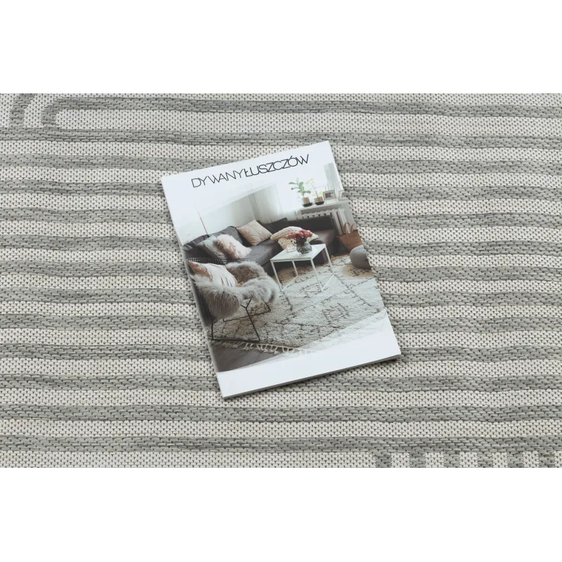 Modern ORGANIC 2131 rug in cream and grey shades, stylish addition to any room