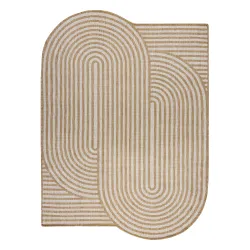 ORGANIC 2131 Geometric Cream Rug