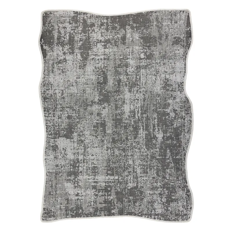 ORGANIC 2755 sisal rug in modern ecru and grey color scheme