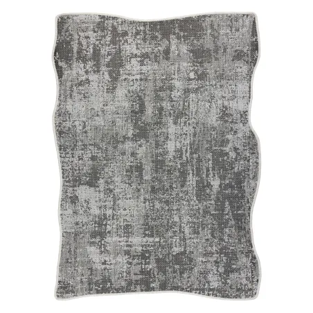 ORGANIC 2755 sisal rug in modern ecru and grey color scheme