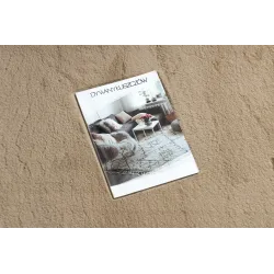 Dark beige BUNNY rug, a stylish accent for any room