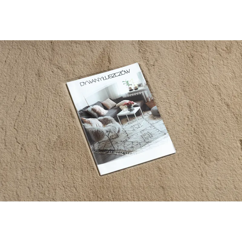 Dark beige BUNNY rug, a stylish accent for any room