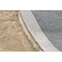BUNNY rug with fur imitation, soft and pleasant texture, perfect for the living room