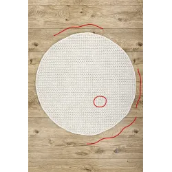 CASABLANCA LOOP rug for living room, round, stylish accessory