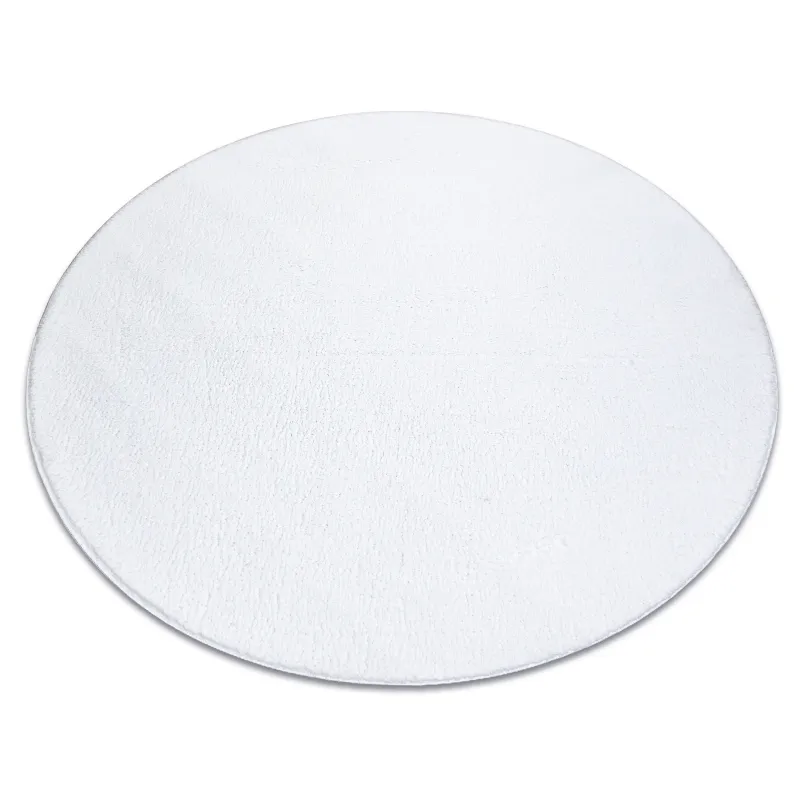 LINDO White Round Rug