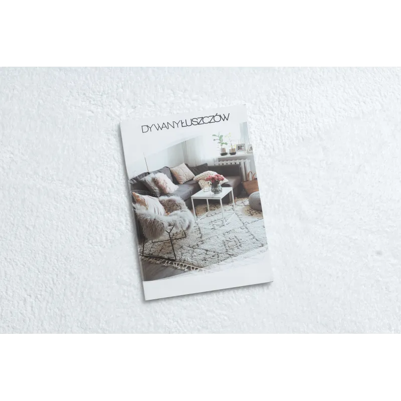 LINDO White Round Rug