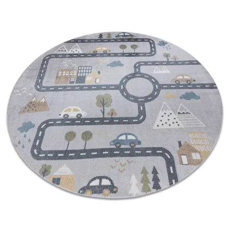 BONO 726 Grey Round Rug