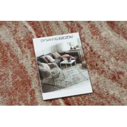 FUSION 9776 beige and terracotta rug, contemporary style