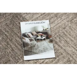 Geometric beige and brown rug FUSION 9775 for contemporary decor