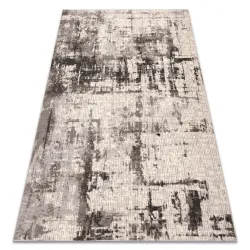 Wool rug NAIN Abstraction, vintage 7005/51625 beige / grey