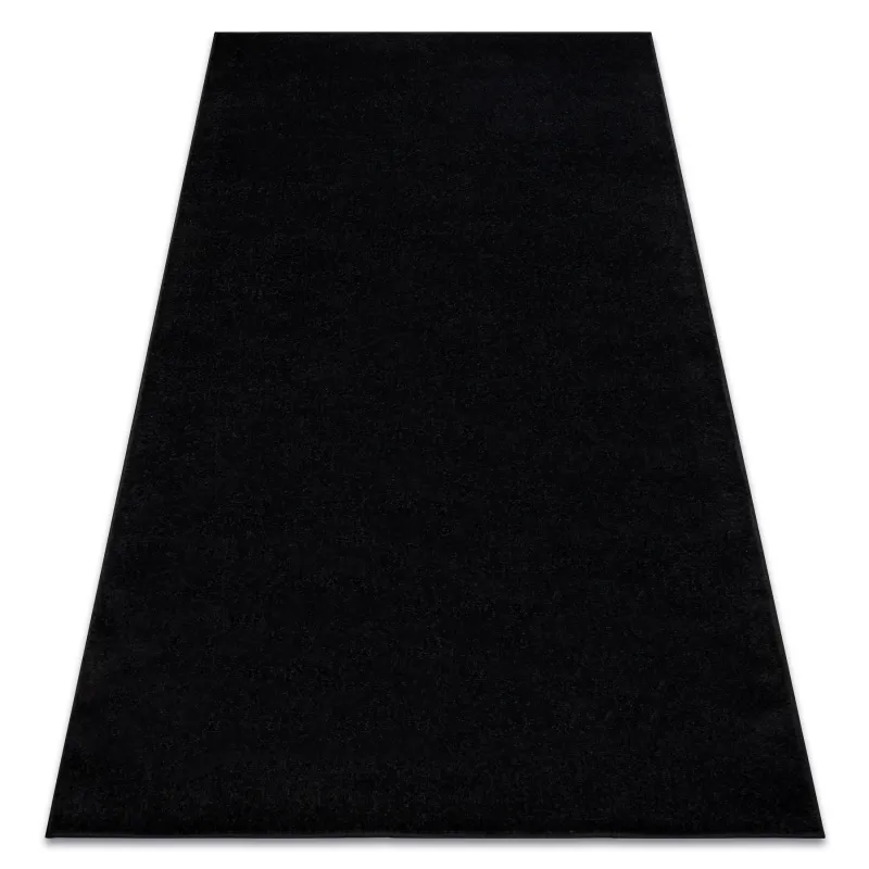 ETON PLUS Black Round Rug, sleek design, modern carpet for living room