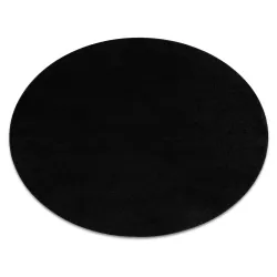 ETON PLUS Round Black Rug