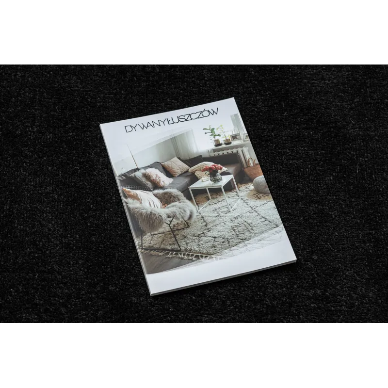 Stylish black ETON PLUS rug, a modern addition to your decor