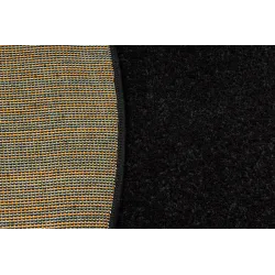 Smooth black ETON PLUS rug, perfect for contemporary interiors