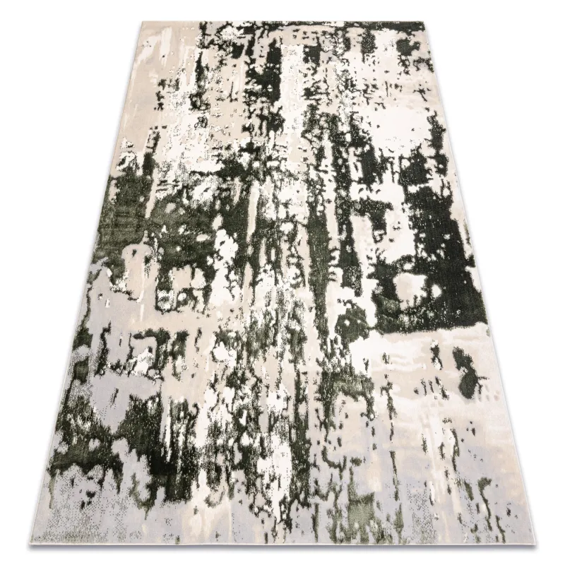ALLURE 9428 Rug - Stylish geometric design in green and beige tones