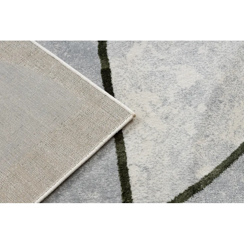 ALLURE 9980 rug with glamorous texture, stylish beige and green