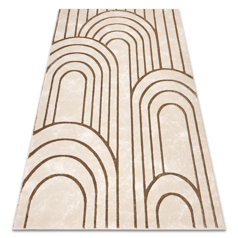 ALLURE 5756 geometric rug, stylish, beige, modern design