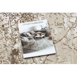 Stylish beige rug, perfect for contemporary living spaces
