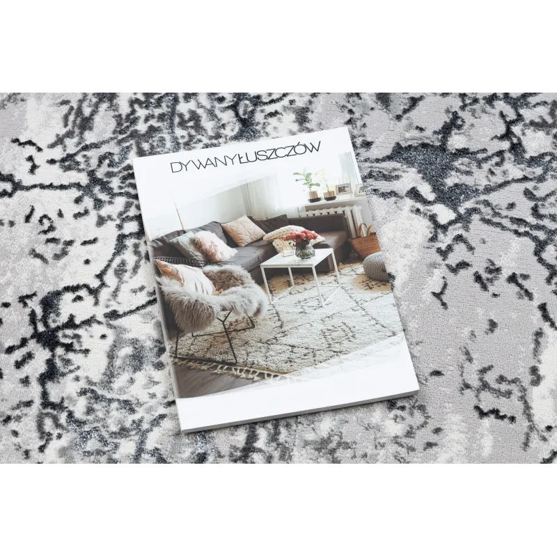 Light gray ALLURE 5716 rug - modern glamour style for contemporary spaces