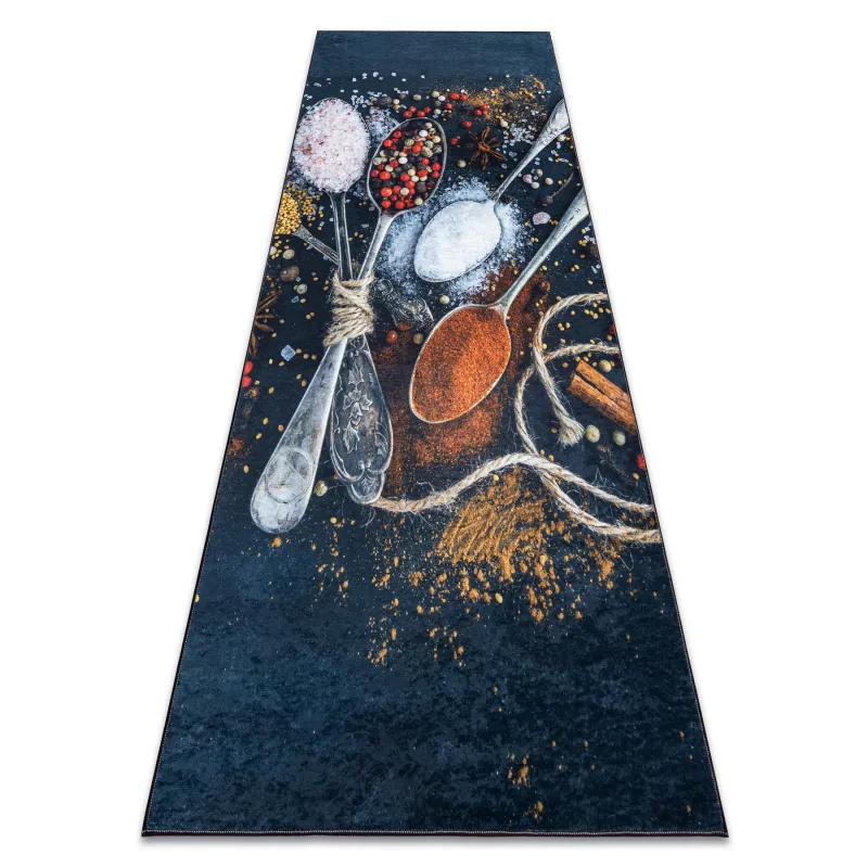 ANDRE 9002 Spice Kitchen Washable Rug
