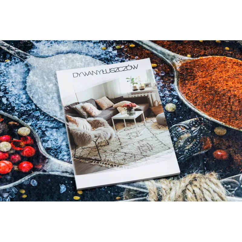 ANDRE 9002 Spice Kitchen Washable Rug