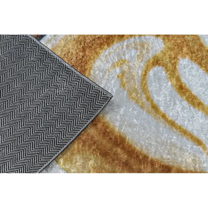 Washable ANDRE Coffee Kitchen Rug