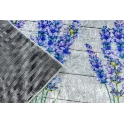 Lavender Washable Rug ANDRE 2716