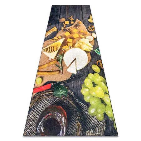Kitchen Snacks Washable Rug ANDRE 9009