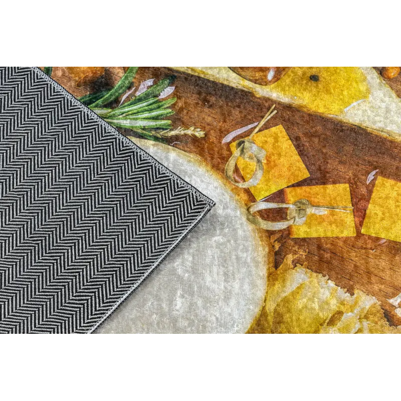 Kitchen Snacks Washable Rug ANDRE 9009