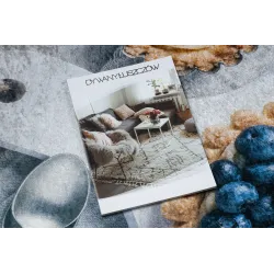 ANDRE Washable Kitchen Rug Silver