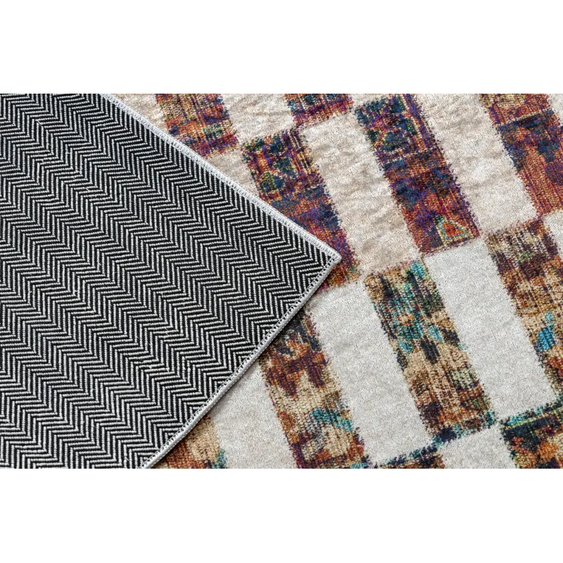 ANDRE Washable Geometric Rug