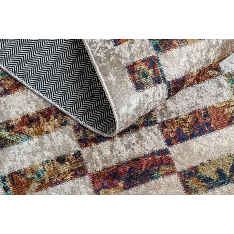 ANDRE Washable Geometric Rug