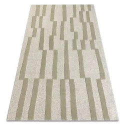 FLUX Geometric Wool Rug Grey 160x230