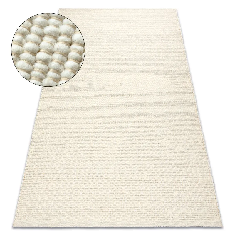 NEPAL 2100 Natural Wool Rug Cream 250x300