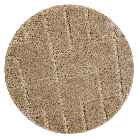 SUPREME Bathroom Rug Circle Beige LINES