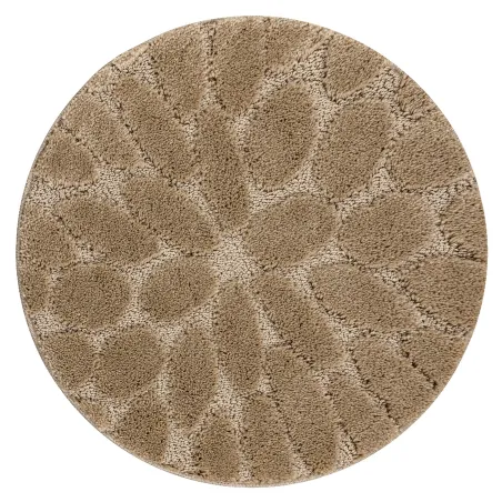 SUPREME Bathroom Round Rug STONES Beige