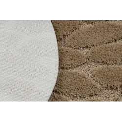 SUPREME Bathroom Round Rug STONES Beige
