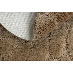 SUPREME Bathroom Round Rug STONES Beige