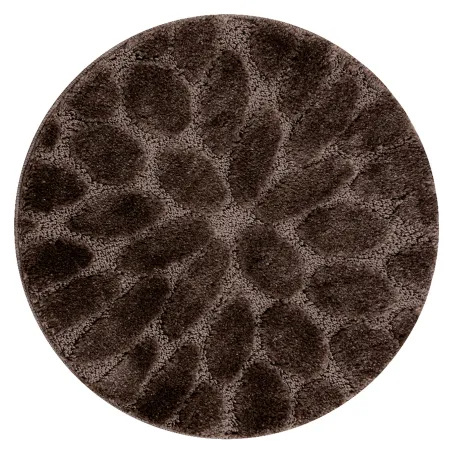SUPREME Bathroom Round Rug STONES Brown