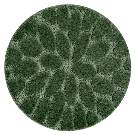 SUPREME Bathroom Round Rug STONES Green