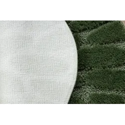 SUPREME Bathroom Round Rug STONES Green