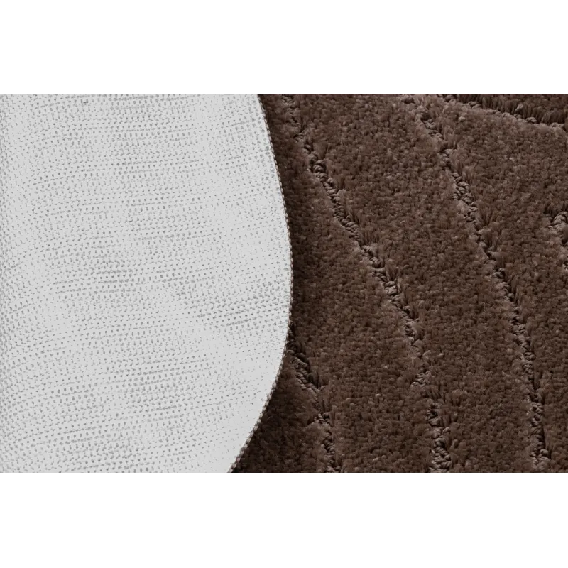 SUPREME Bathroom Rug Circle Brown
