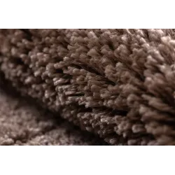 SUPREME Bathroom Rug Circle Brown
