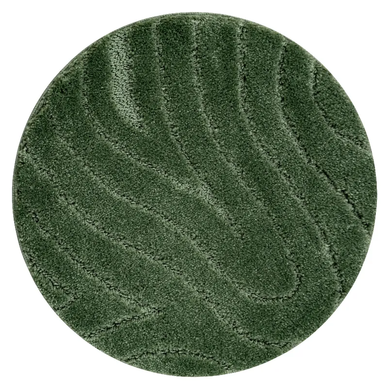 SUPREME Bathroom Rug Circle Green