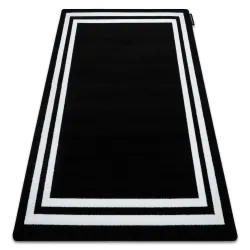 HAMPTON Frame Black Rug
