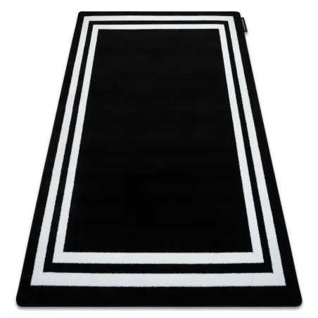 HAMPTON Frame Black Rug, stylish modern carpet made of premium material
