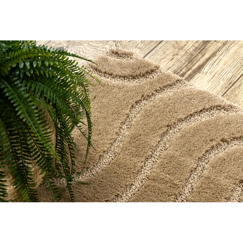 SUPREME WAVES Bathroom Rug Beige