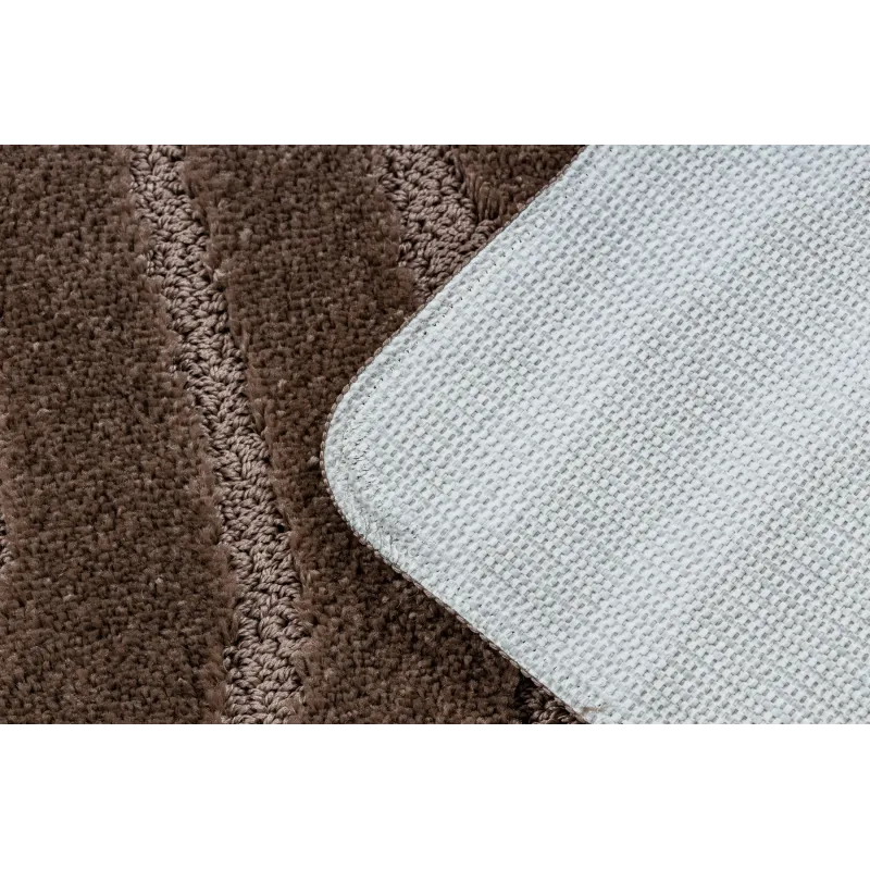 Supreme Waves Brown Bathroom Rug