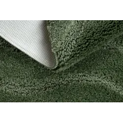 Supreme Waves Green Bathroom Rug