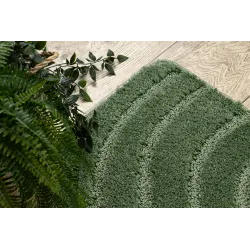 Supreme Waves Green Bathroom Rug